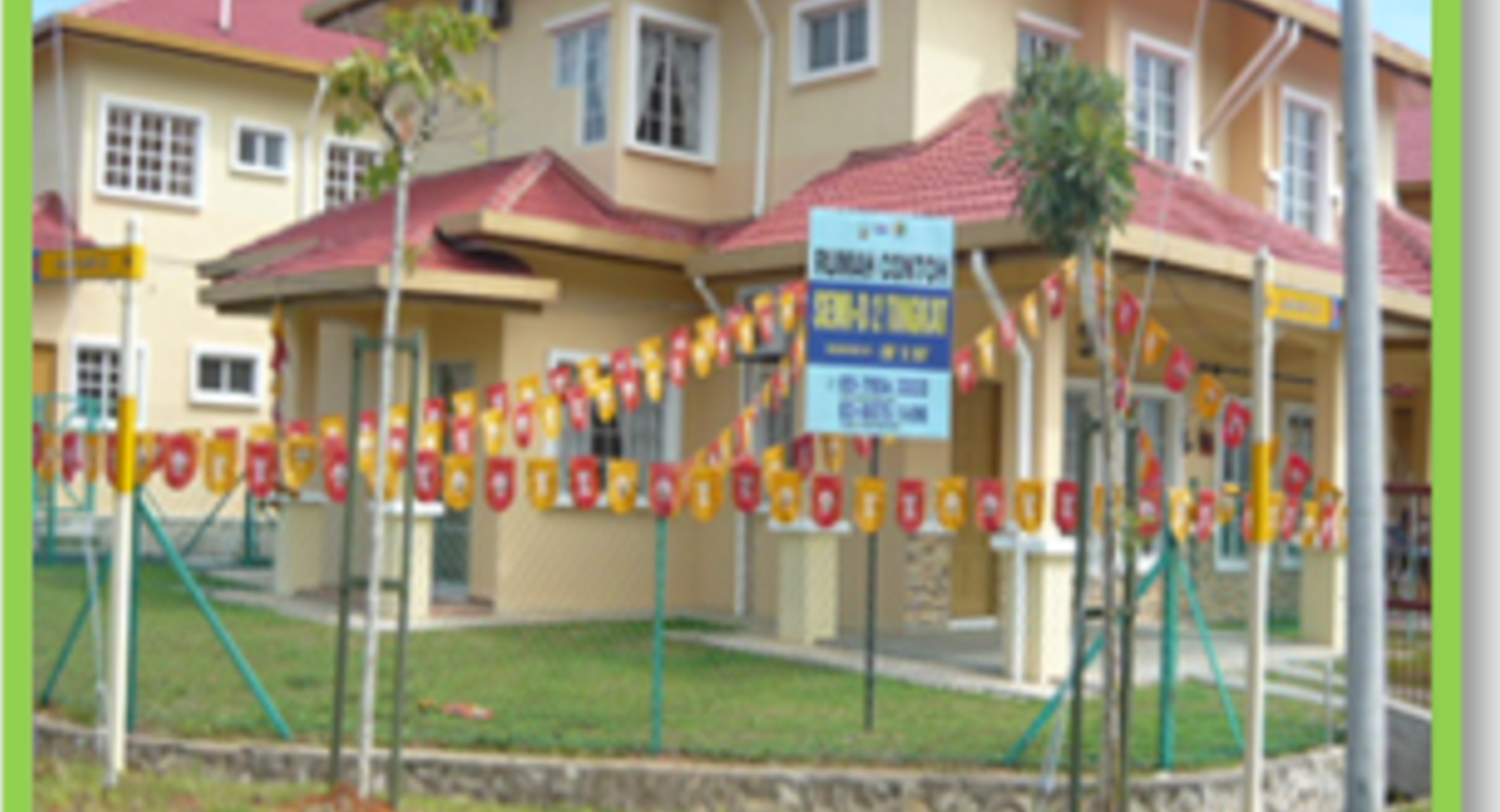 Terraced housing development in Rawang